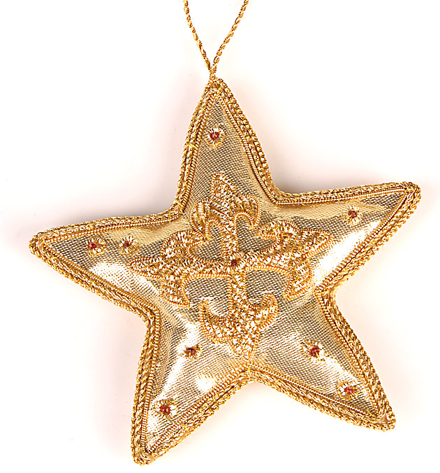 foto v�no�n� ozdoba - hv�zda